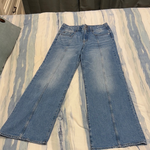 Loft wide leg Blue Women's Jeans - Picture 1 of 7